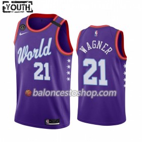 Camiseta Niños NBA Washington Wizards Moritz Wagner 21 Nike 2020 Rising Star Swingman